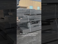 3mm 밝은 강철 바닥 데킹 그레이팅 30mm 가로 막대