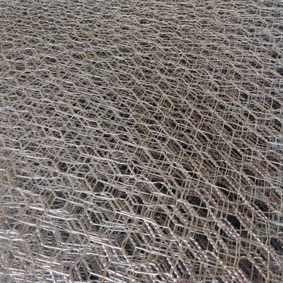 Twisted 80x120mm Gabion Basket Mesh Knuckle Cut Edge