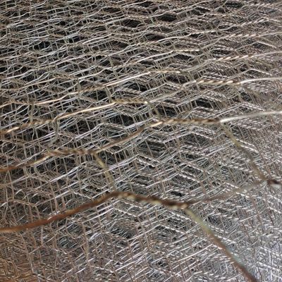 Twisted 80x120mm Gabion Basket Mesh Knuckle Cut Edge