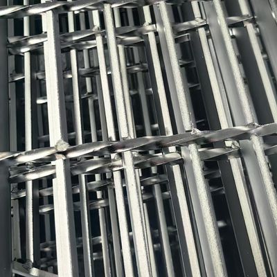 Hot Galvanized Safety Steel Grating For Industrial Floor Decking
