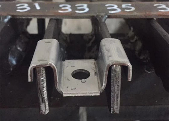 Galvanized Steel Bar Grating Clips VC Coated Feature OEM Service