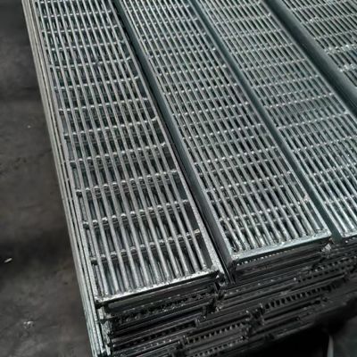 현대 산업용 강철 격자 3mm 가로 막대 두께