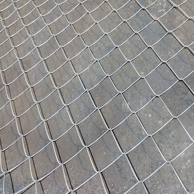 Chain Link Fence Featuring Durable Metal Mesh with Evenly Distributed Holes Ensuring Excellent Compression and Tensile Performance